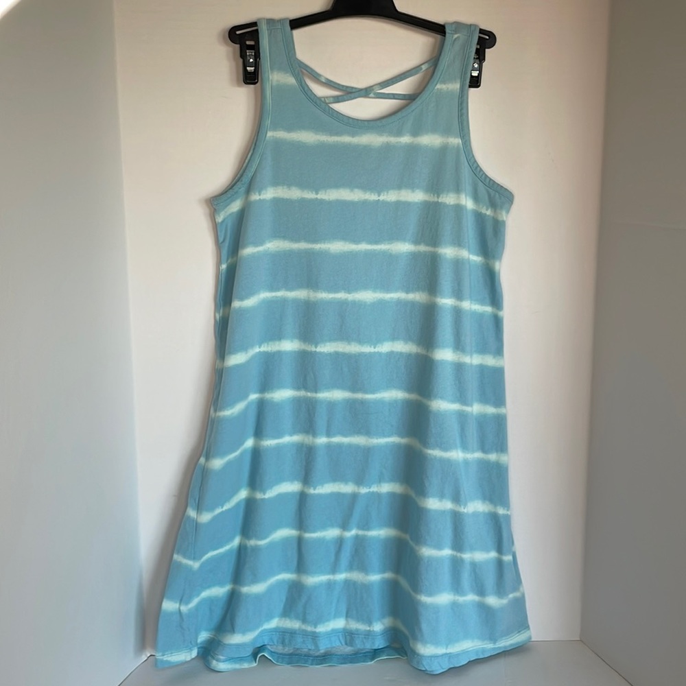 Old Navy girls blue ombré lattice dress size XXL - Picture 1 of 11